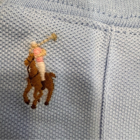 NWT Polo Ralph Lauren Big Girls Pleated Mesh Drawstring Skort Bluebell L (12-14) - Picture 9 of 11